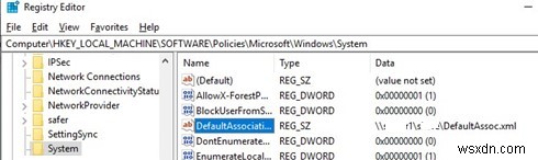 Thay đổi liên kết tệp mặc định trong Windows 10 qua GPO 