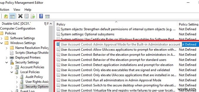 จะปิดการใช้งาน / เปลี่ยนการควบคุมบัญชีผู้ใช้ด้วยนโยบายกลุ่มได้อย่างไร? 