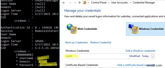 Mimikatz के साथ विंडोज मेमोरी से यूजर पासवर्ड डंप करना 