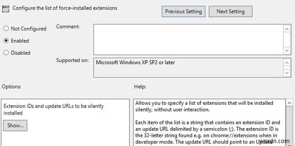 วิธีกำหนดค่า Google Chrome โดยใช้เทมเพลต ADMX ของนโยบายกลุ่ม 