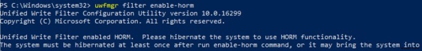 Sử dụng Bộ lọc ghi hợp nhất (UWF) trên Windows 10 