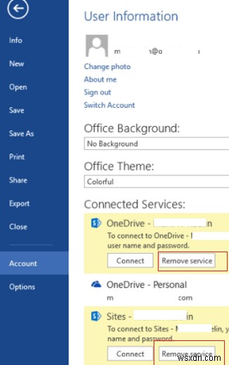 ข้อผิดพลาด Office 365/2019/2016:บัญชีอื่นจากองค์กรของคุณลงชื่อเข้าใช้บนคอมพิวเตอร์แล้ว 