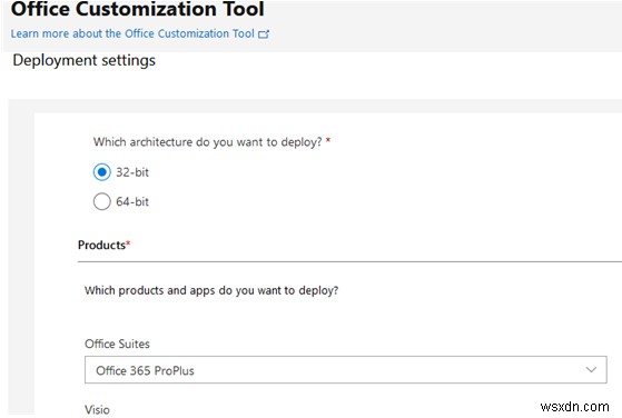 จะติดตั้งเฉพาะแอพเฉพาะใน Office 2016/Office 365 ได้อย่างไร 