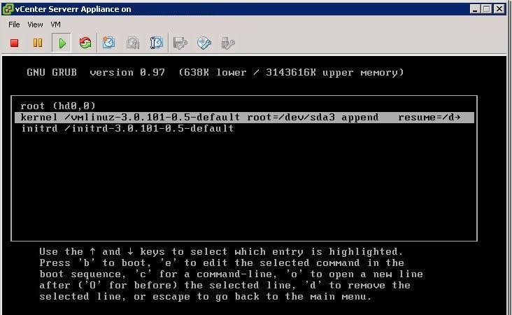 วิธีรีเซ็ตรหัสผ่านรูทใน VMware vCenter Appliance 