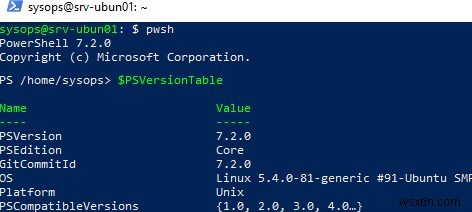 การติดตั้ง PowerShell Core บน Linux Distros 