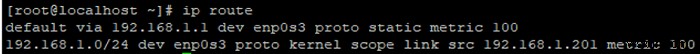 การกำหนดค่าการกำหนดเส้นทางบน Linux (RHEL/CentOS) 