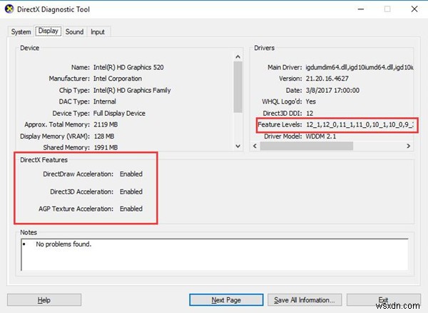 फिक्स्ड:DX11 फ़ीचर लेवल 10.0 इंजन को चलाने के लिए आवश्यक है Windows 10 