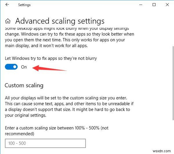 फिक्स्ड:विंडोज 10 स्क्रीन पर फिट नहीं होगा 