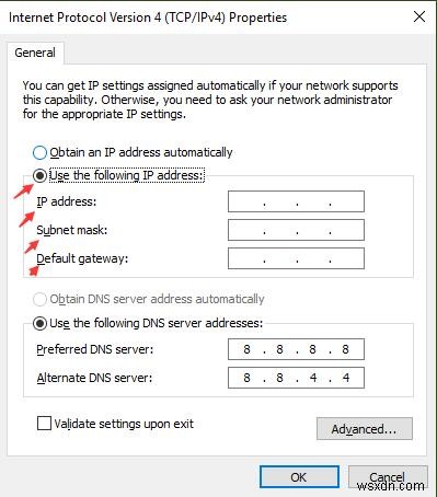 แก้ไข:เกตเวย์เริ่มต้นไม่พร้อมใช้งานใน Windows 10 Keeps Happening 