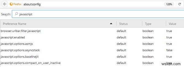 จะปิดการใช้งาน JavaScript ใน Firefox ได้อย่างไร? 