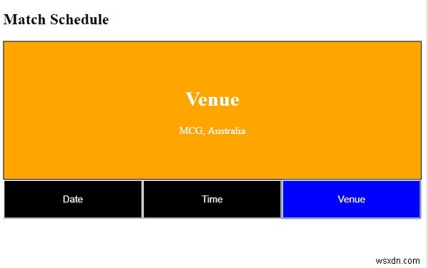 सीएसएस और जावास्क्रिप्ट के साथ टैब हेडर कैसे बनाएं? 