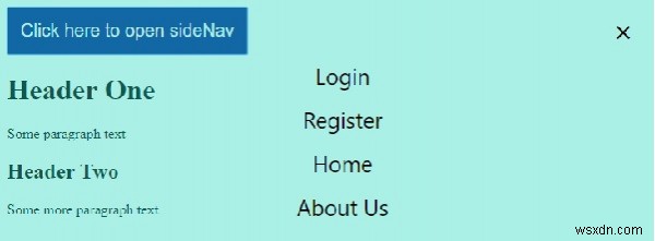 จะสร้างเมนู Curtain navigation ด้วย CSS และ JavaScript ได้อย่างไร? 