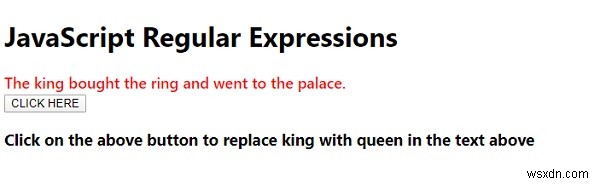 JavaScript Regular Expressions 