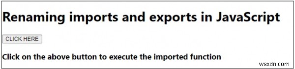 การเปลี่ยนชื่อการนำเข้าและส่งออกใน JavaScript 