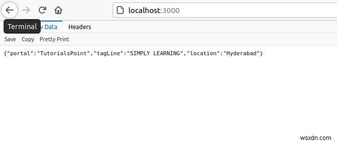 send(), sendStatus() และเมธอด json() ใน Node.js 