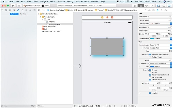 Làm cách nào để vẽ bóng dưới UIView trong iPhone / iOS? 