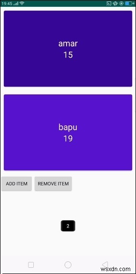 Làm cách nào để cập nhật Dữ liệu bộ điều hợp RecyclerView trong Android? 