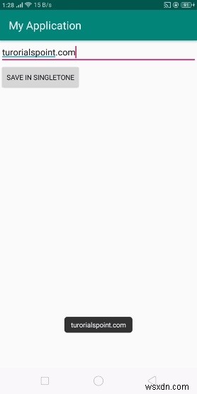 จะใช้คลาส singleton ใน Android ได้อย่างไร? 