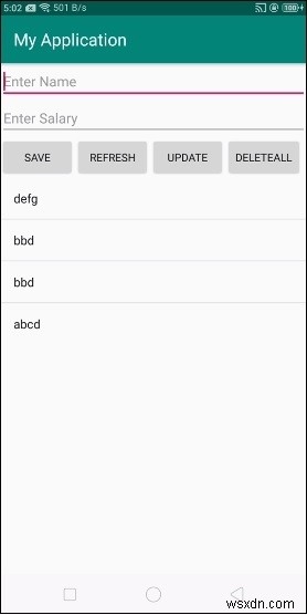 จะแสดงบันทึกในลำดับจากมากไปน้อย Android sqlite ได้อย่างไร 