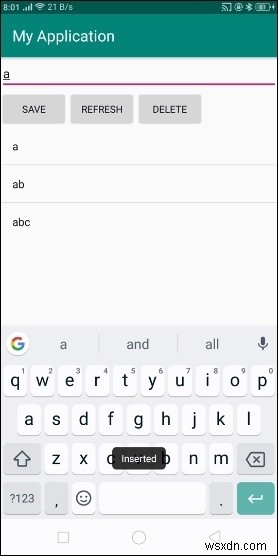 Làm thế nào để sử dụng giao diện được sắp xếp trong Android? 