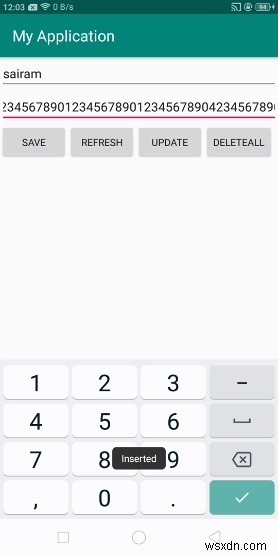 จะใช้ค่า BIGINT (8) ใน Android sqlite ได้อย่างไร 