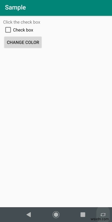 Làm cách nào để thay đổi màu của Hộp kiểm trong Android? 