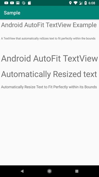 Cách tốt nhất để tự động điều chỉnh TextView Text to Fit trong Bounds trên Android là gì? 