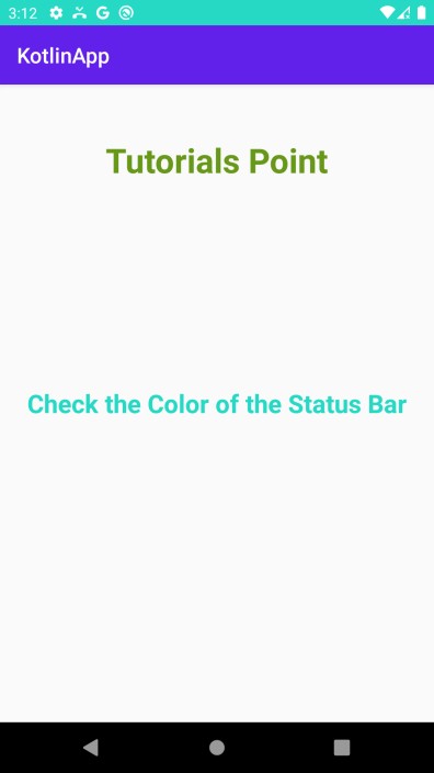 Làm cách nào để thay đổi màu thanh trạng thái để phù hợp với ứng dụng Android bằng Kotlin? 
