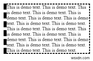 กำหนดความกว้างของเส้นขอบด้านซ้ายโดยใช้ CSS 