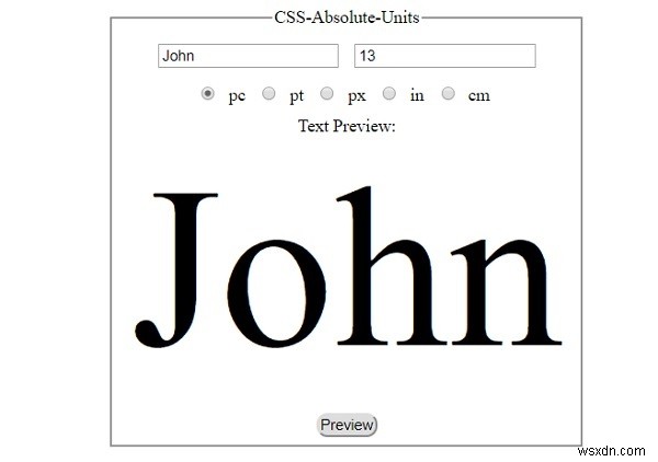 CSS หน่วยสัมบูรณ์และสัมพัทธ์ 