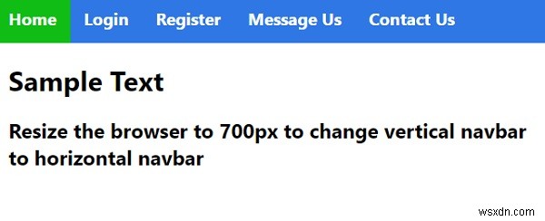 Làm cách nào để tạo menu điều hướng bên đáp ứng với CSS? 