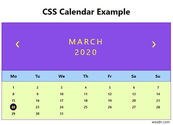 จะสร้างปฏิทินด้วย CSS ได้อย่างไร? 