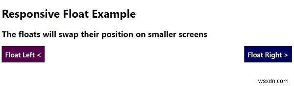 จะสร้างองค์ประกอบลอยที่ตอบสนองด้วย CSS ได้อย่างไร? 