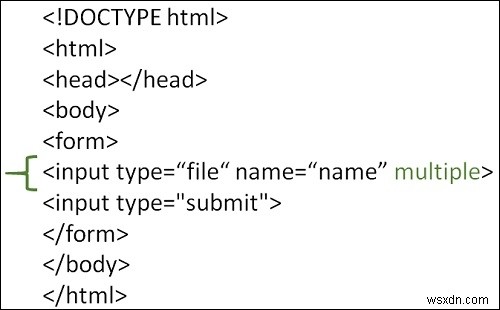 วิธีการใช้หลายแอตทริบิวต์ใน HTML? 