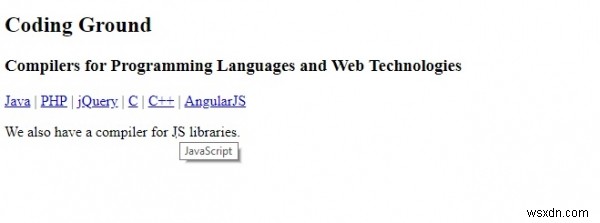 HTML  abbr  แท็ก 