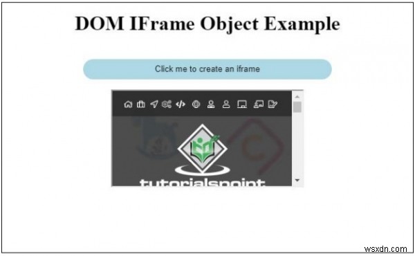 HTML DOM iFrame Object