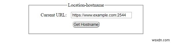 HTML DOM ตำแหน่ง ชื่อโฮสต์ คุณสมบัติ 