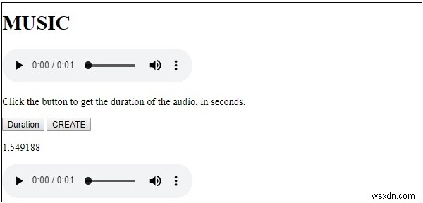 Đối tượng âm thanh HTML DOM 