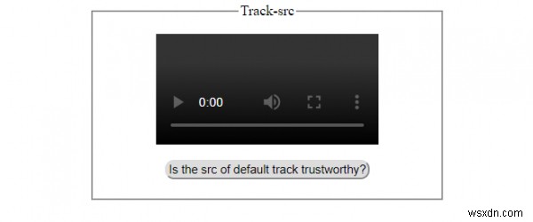 HTML DOM Track Thuộc tính src 