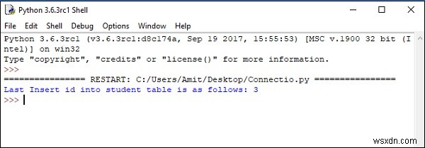 ฉันจะรับ id หลังจาก INSERT ลงในฐานข้อมูล MySQL ใน Python ได้อย่างไร 