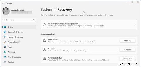 วิธีดาวน์เกรดจาก Windows 11 เป็น Windows 10 