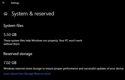 Cách quản lý bộ nhớ dành riêng cho Windows 10 để có các bản cập nhật đáng tin cậy 