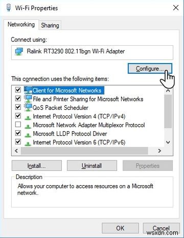 วิธีปิด Wi-Fi เมื่อเชื่อมต่ออีเธอร์เน็ตใน Windows 10 