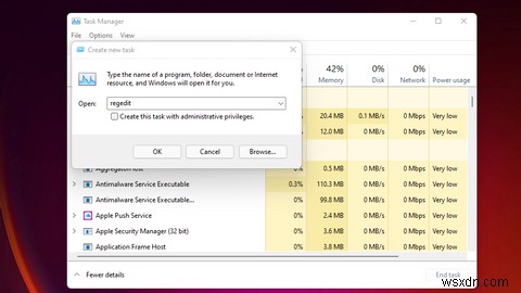 8 cách mở Registry Editor trong Windows 11 