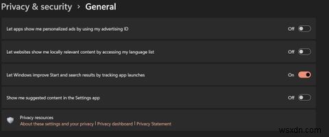 Windows 11 มีความเป็นส่วนตัวสูง:นี่คือทุกสิ่งที่คุณสามารถปรับได้ 