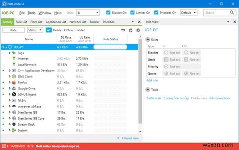 วิธีจำกัดแบนด์วิดท์และการใช้ข้อมูลใน Windows 