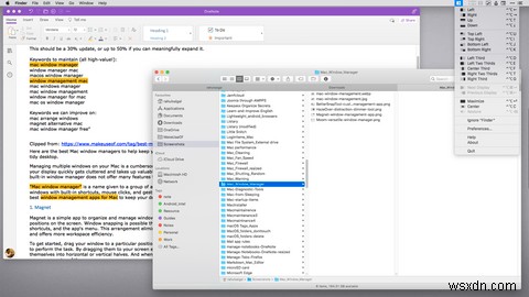 6 เครื่องมือจัดการหน้าต่าง Mac ที่ดีที่สุด 