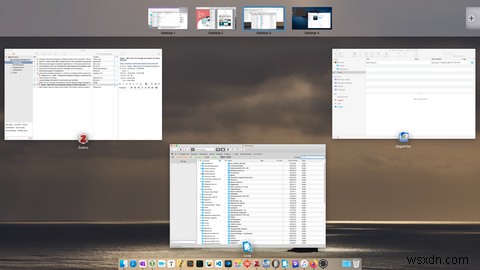 Cách sử dụng nhiều máy tính để bàn với Mission Control trong macOS 