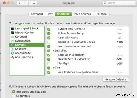 Cách thêm các tùy chọn hữu ích vào menu dịch vụ macOS 