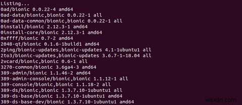 วิธีค้นหาแพ็คเกจใน Ubuntu 